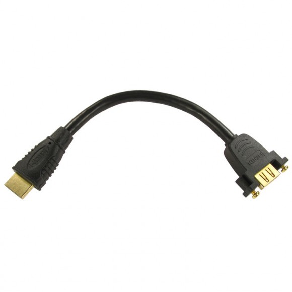 HDMI Male - Female 16cm Stub Cable